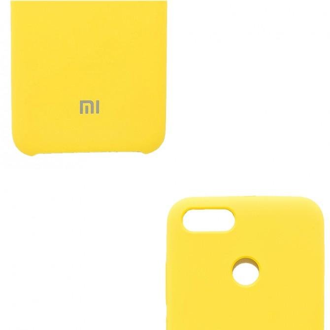 Чехол Soft Case для Xiaomi Mi5x/A1 Ярко жёлтый-4
