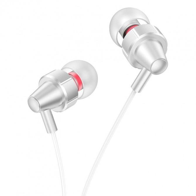 Наушники Hoco M90 Silver + mic + button call answering