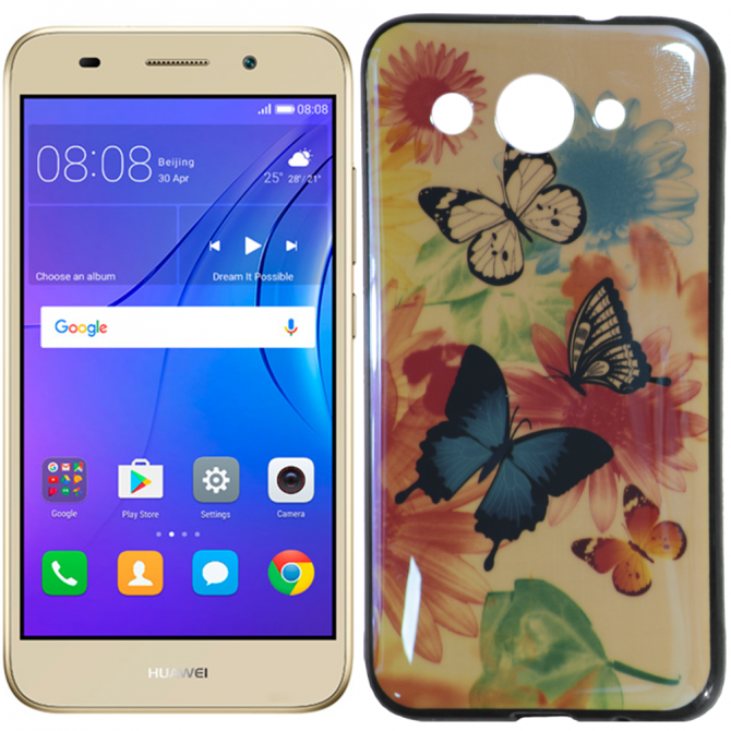 Чехол U-Like Picture series для Huawei Y3 2017 Butteffly
