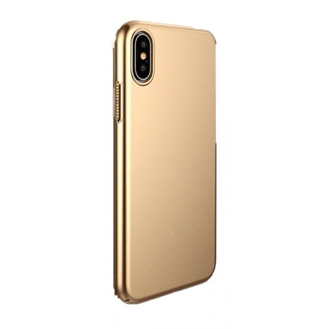 Чехол X-Level Metalic series для iPhone X Gold-1
