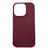 Силіконовий чохол для iPhone 12 Pro/12 Бордовий FULL (NO LOGO)