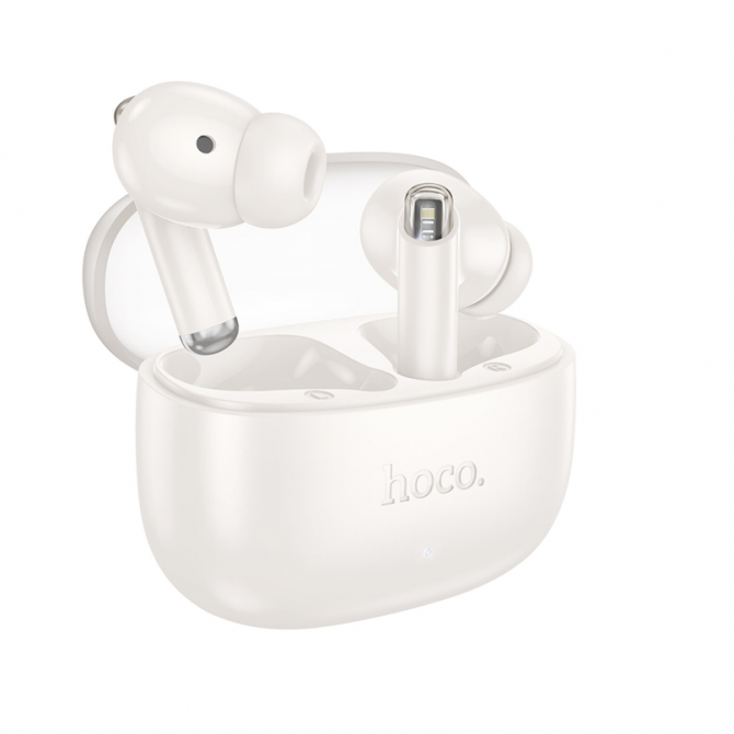 Навушники Bluetooth Headset Hoco EQ12 Rima Milky White-1