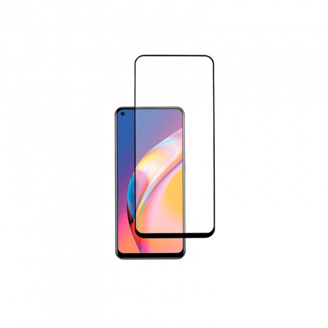 Защитное стекло для Oppo A78 4G Full Glue (0.25 мм, 2.5D, черное) ЛЮКС