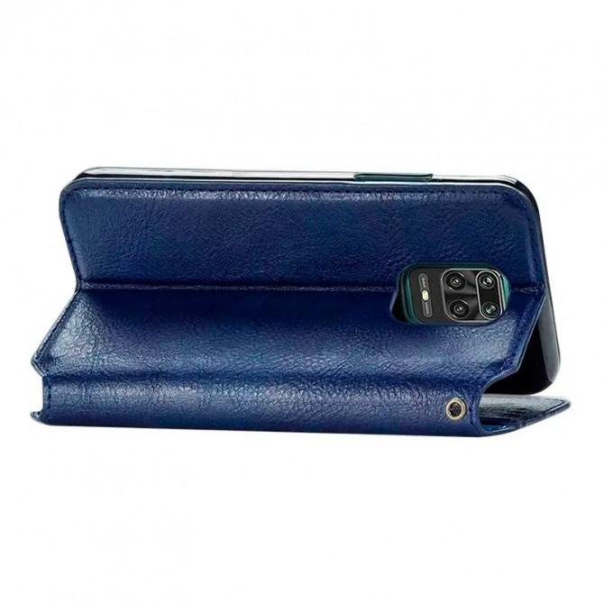 Чехол-книжка GETMAN Cubic for Xiaomi Redmi Note 9s/Note 9 Pro Blue-2