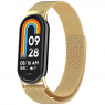 Браслет для Xiaomi Band 8 milanese design Gold