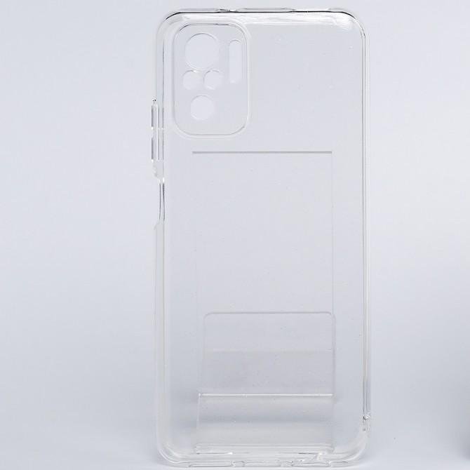 Чехол-накладка Molan Cano Jelly Sparkle для Xiaomi Redmi Note 10/Note 10S Прозрачный