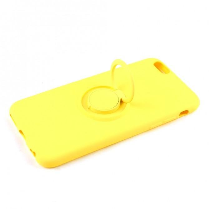 Чехол Ring Color для iPhone 7/8 Желтый-3