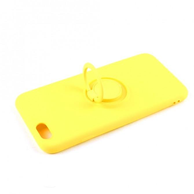 Чехол Ring Color для iPhone 7/8 Желтый-4