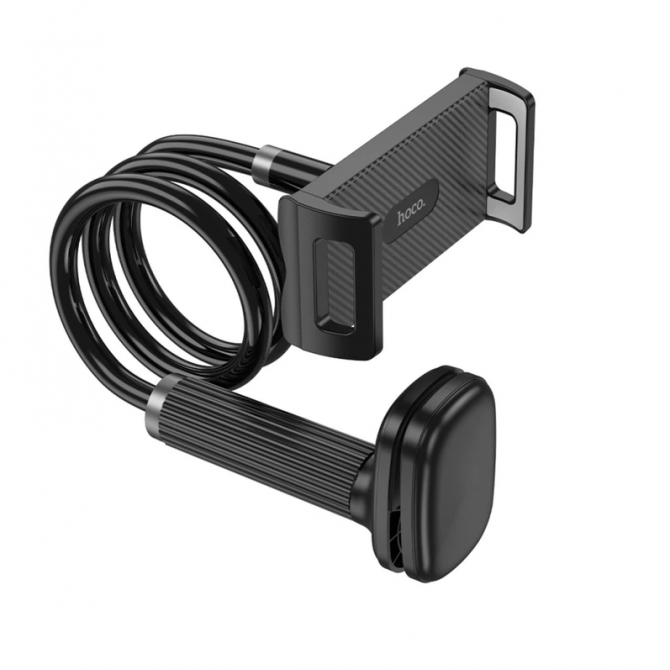 Настільний тримач Hoco HD10 Bamboo lazy stand Black-2