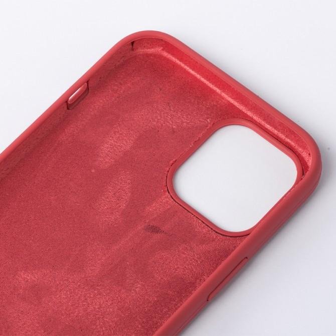 Оригінальний силіконовий чохол для iPhone 12 Pro Max Вишневий-2