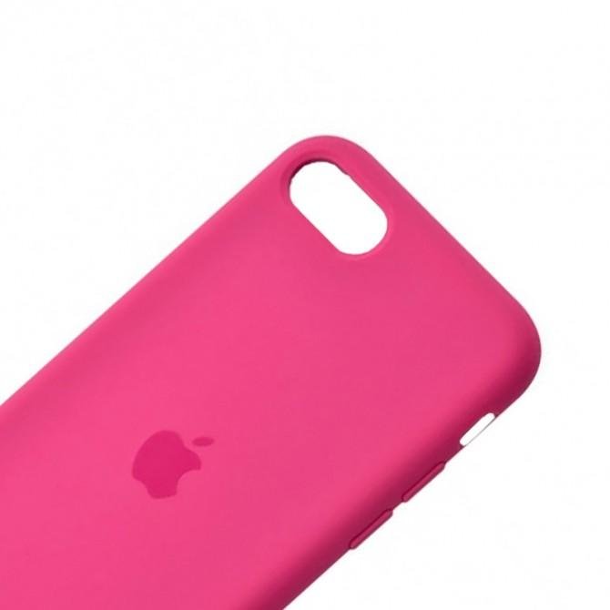 Оригінальний силіконовий чохол для iPhone 7/8 Малиновий-1