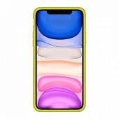 Чехол силиконовый для iPhone 11 Ярко Лимонный FULL