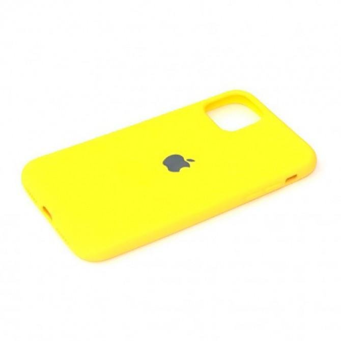Чохол силіконовий для iPhone 11 Яскраво Лимонний FULL-3