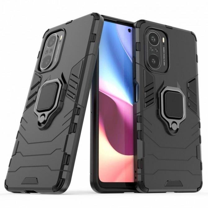 Чехол HONOR Hard Defence Series для Xiaomi Poco F3 Black (with magnet)-3
