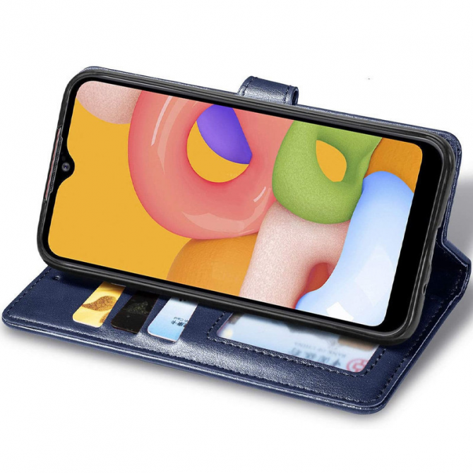 Чохол-книжка GETMAN Gallant for Samsung A08/ A07 4G Blue-3