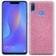 Чехол Silicone 3in1 Блёстки для Huawei P Smart Plus Pink
