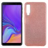 Чохол Silicone 3in1 Блискітки для Samsung A750 Galaxy A7 2018 Рожевий