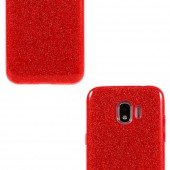 Чохол Silicone 3in1 Блискітки для Samsung J250 Galaxy J2 2018 Червоний Чохол Silicone 3in1 Блискітки для Samsung J250 Galaxy J2 2018 Червоний