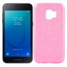 Чохол Silicone 3in1 Блискітки для Samsung J260 Galaxy J2 Core 2018 Рожевий