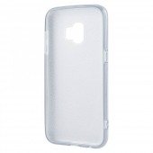 Чохол Silicone 3in1 Блискітки для Samsung J260 Galaxy J2 Core 2018 Білий