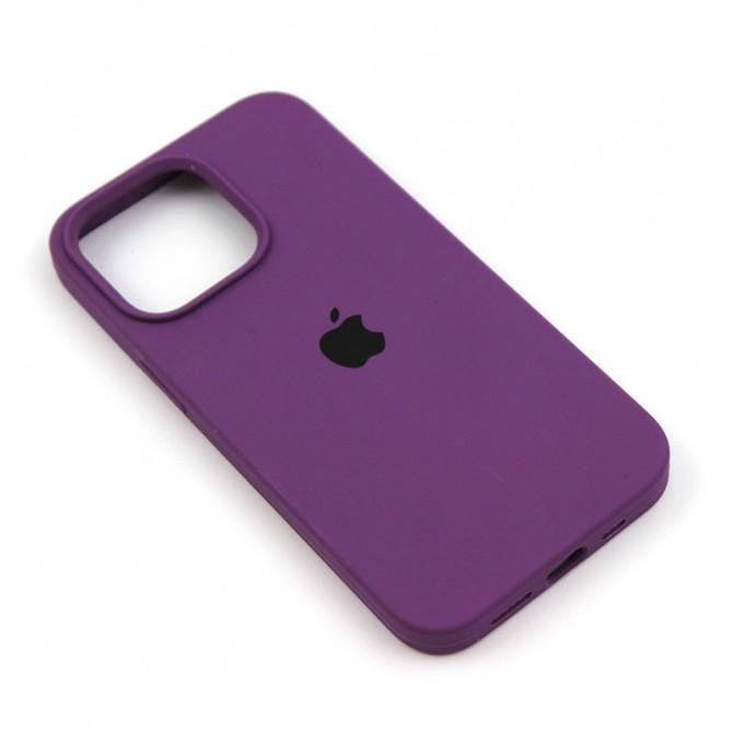 Оригінальний силіконовий чохол для iPhone 13 Pro Світло Фіолетовий FULL-1