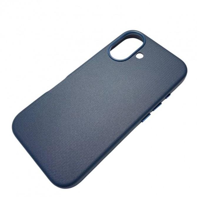 Накладка Woven Case with MagSafe iPhone 16 Navy Blue-2