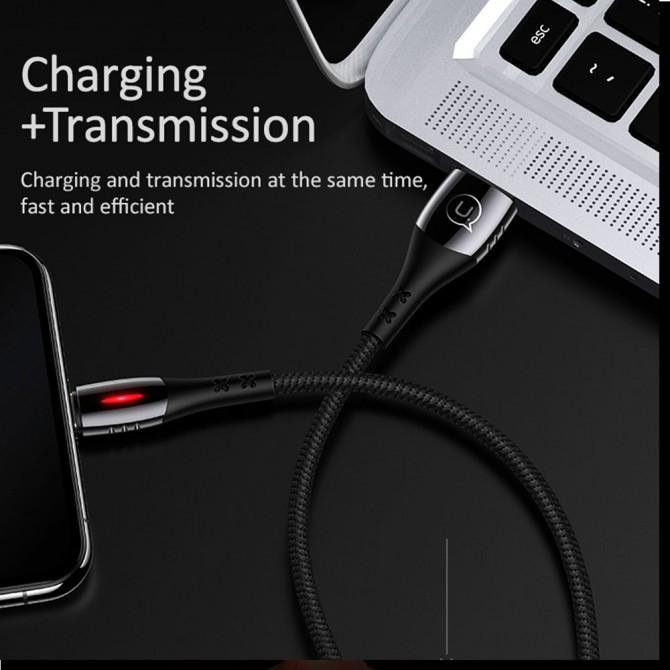 Кабель Usams US-SJ304 Lightning Чёрный-1