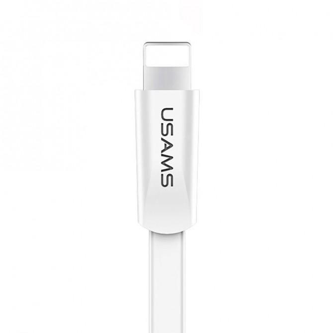 Кабель Usams U2 US-SJ199 Lightning Білий-2