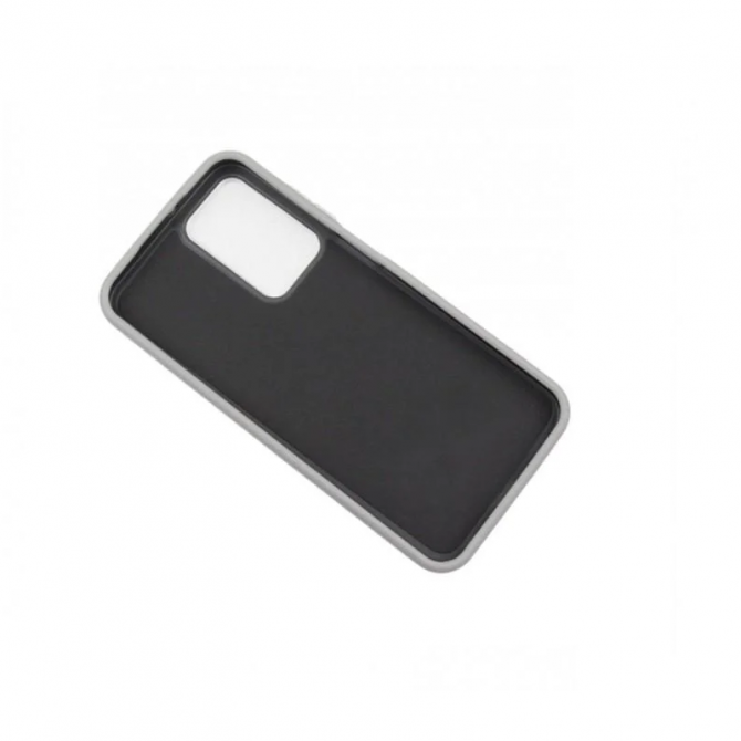 Кожаный чехол Leather Case Metal Buttons для Samsung Galaxy A06 Titanium Gray-3