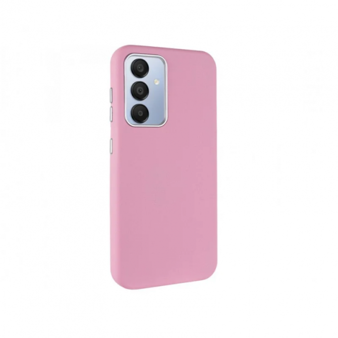 Кожаный чехол Leather Case Metal Buttons для Samsung Galaxy A06 Light Pink-1