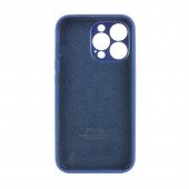 Силиконовый чехол для iPhone 15 Pro Max Deep Navy FULL Силиконовый чехол для iPhone 15 Pro Max Deep Navy FULL