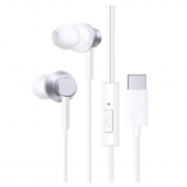 Навушники HF MP3 Baseus CZ11 Encok Type-C Moon White