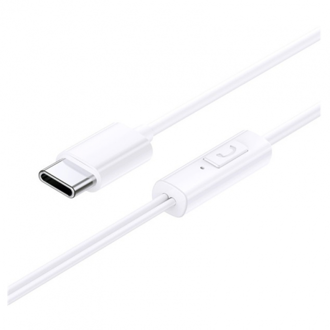 Наушники HF MP3 Baseus CZ11 Encok Type-C Moon White-1