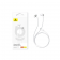 Наушники HF MP3 Baseus CZ11 Encok Type-C Moon White