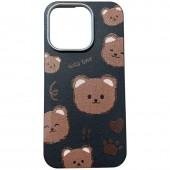 Накладка Happy Bear для iPhone 15 Black