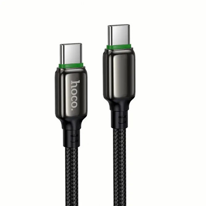 Кабель Hoco X127 Exceed Type-C to Type-C 60W Black 1m-1