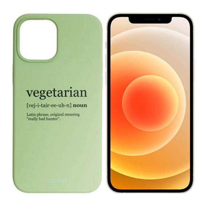 Чехол Pump Silicone Minimalistic Case for iPhone 12/12 Pro Vegetarian Wiki-1