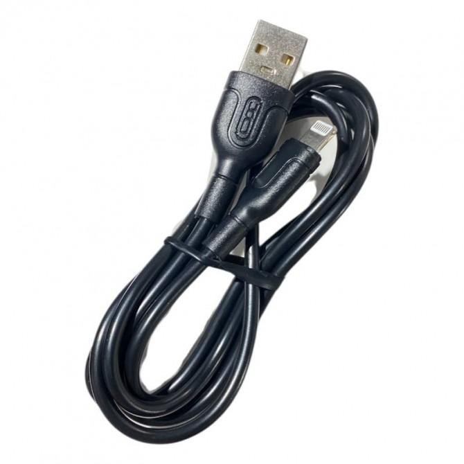 Кабель XO NB212 Lightning 2.1A/1m Black