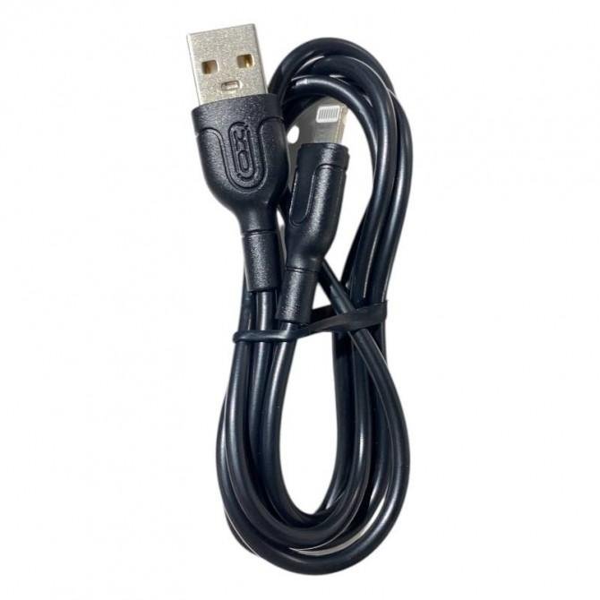 Кабель XO NB212 Lightning 2.1A/1m Black-1