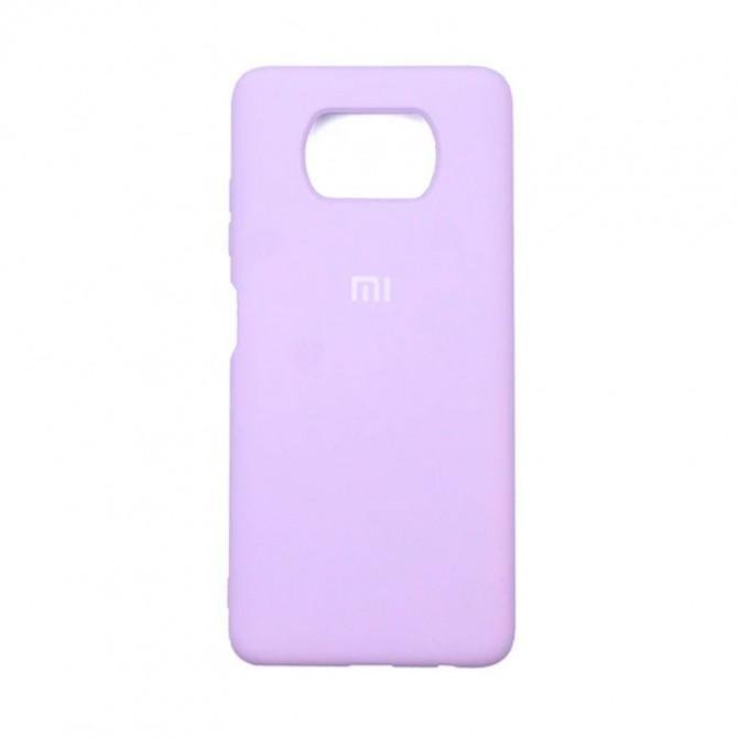 Чехол Original Soft Case Xiaomi Poco X3 NFC Лаванда FULL