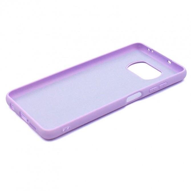 Чехол Original Soft Case Xiaomi Poco X3 NFC Лаванда FULL-1