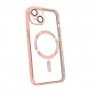 Силиконовый чехол SHINING with MagSafe для iPhone 12 Pro Розовое Золото