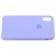 Оригинальный силиконовый чехол для iPhone X/Xs Лиловый