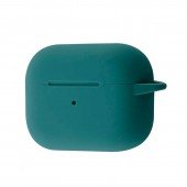U-Like Silicone Protective Case For Airpods 4 Microfibre Pine Green U-Like Silicone Protective Case For Airpods 4 Microfibre Pine Green