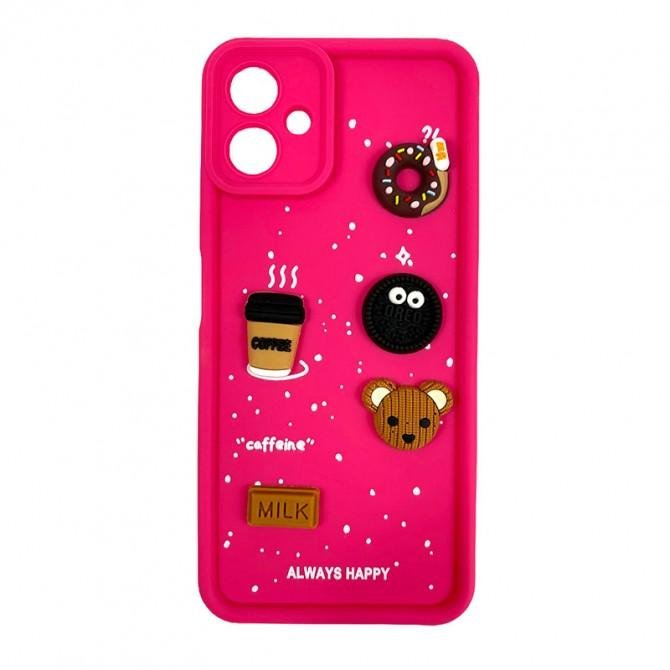Чехол TPU Toys Case для Samsung Galaxy A05 (Pink/ Always Happy)
