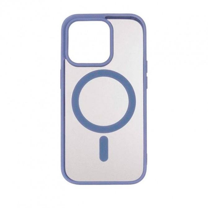 Чехол Pjur with Magsafe for iPhone 13 Pro Max Light Blue