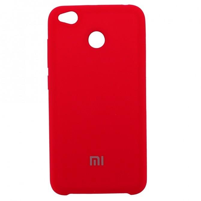 Чохол Soft Case для Xiaomi Redmi 4x Яскраво малиновий FULL-1