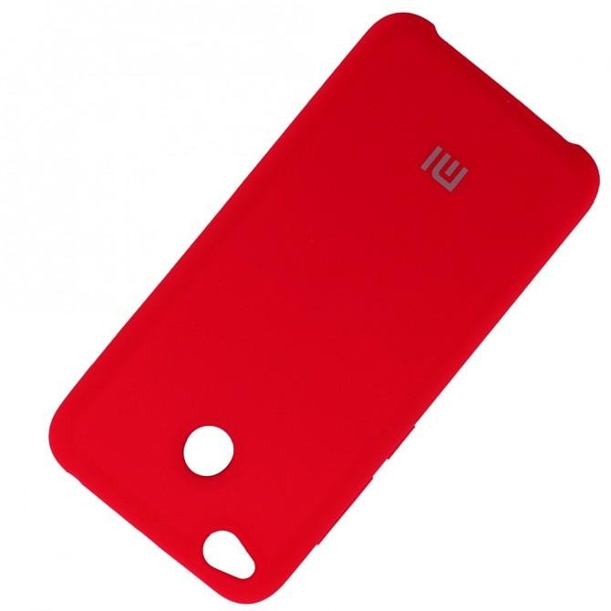 Чохол Soft Case для Xiaomi Redmi 4x Яскраво малиновий FULL-3