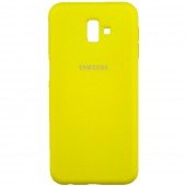 Силіконовий чохол для Samsung J6 Plus 2018 (J610) Жовтий FULL Силіконовий чохол для Samsung J6 Plus 2018 (J610) Жовтий FULL