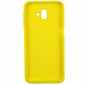 Силіконовий чохол для Samsung J6 Plus 2018 (J610) Жовтий FULL Силіконовий чохол для Samsung J6 Plus 2018 (J610) Жовтий FULL